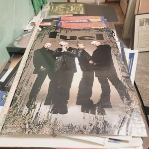 Fuel band poster signed by band